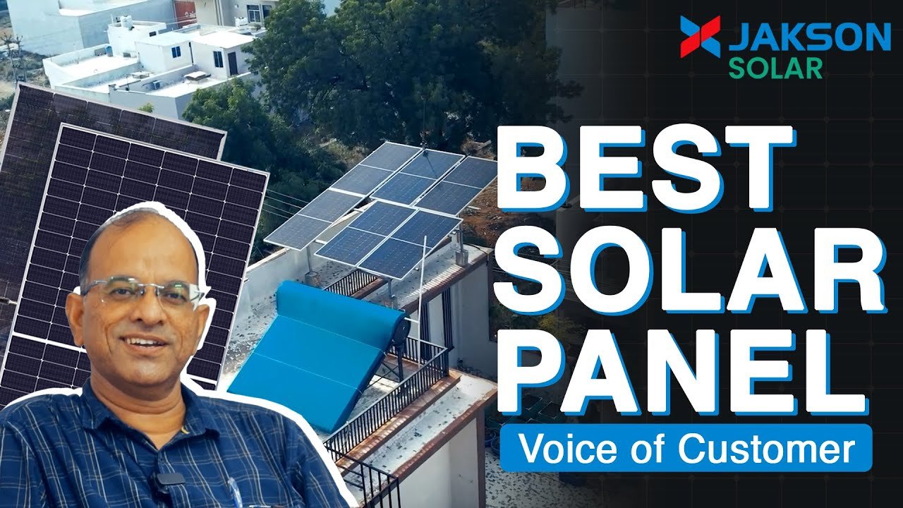 Rooftop solar panel installation at Mr. Rakesh Bastwal’s home – powered by Jakson Solar, Solar panels